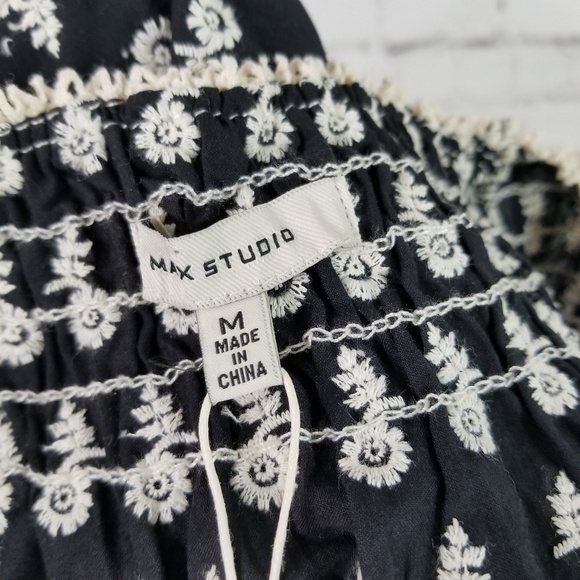 Max Studio off shoulder embroidered shift dress - Picture 3 of 8